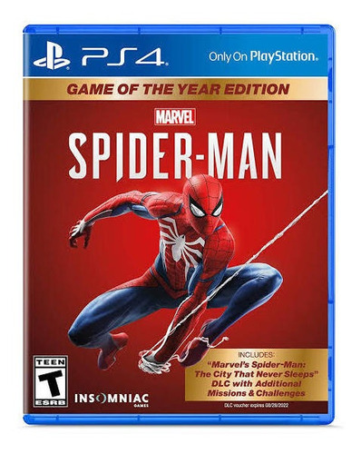 Imagen 1 de 1 de Spiderman Game Of The Year Edition Playstation 4 