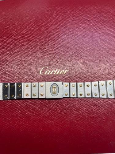 Pulso Para Reloj Cartier Santos Acero Oro Original 