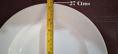 Imagen 4 de 7 de Plato Hondo Porcelana Delta 27 Ctms Contihome