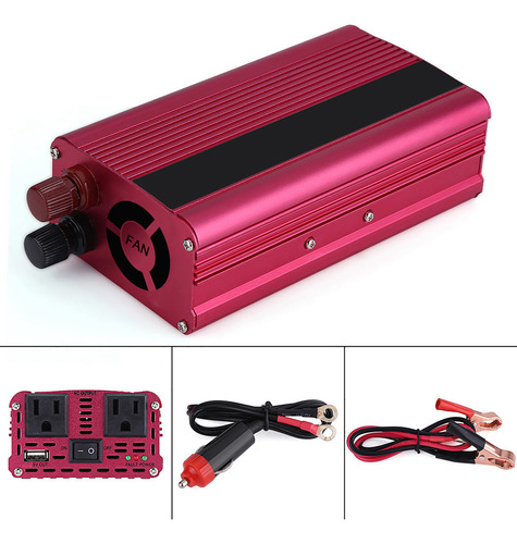 Inversor De Corriente De 12 V A 110 V, Convertidor De Coche