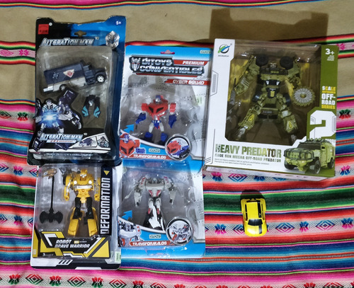 Lote Figuras Transformers!! Bootleg Ko. Optimus/megatron Mas (Usado)