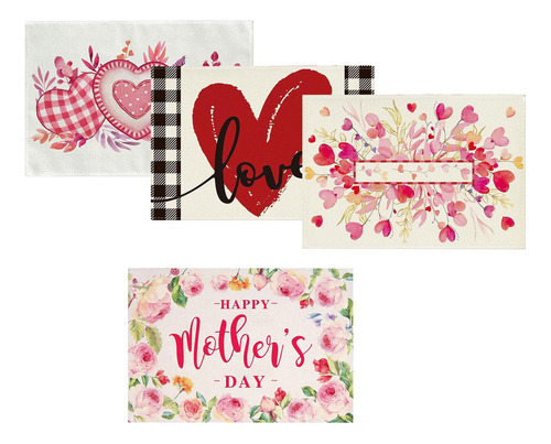4x Manteles Individuales Para Fiestas, Manteles Para Cena,
