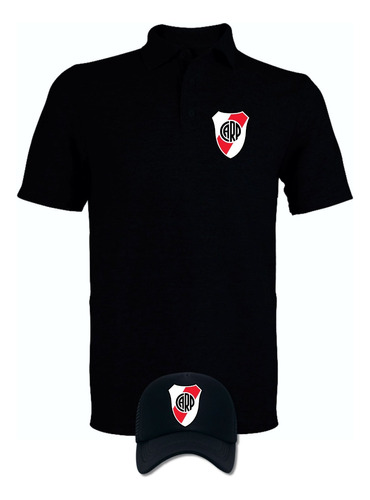 Camiseta River Plate Tipo Polo Obsequio Gorra