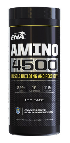 Amino 4500 150 Tabs De Ena Sport Recuperación Aminoacidos