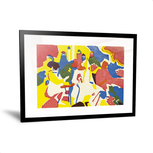 Cuadros Abstractos De Kandinsky Obra Klänge Enmarcado 35x50