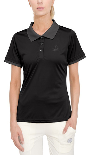 Polo De Golf Ds De Manga Corta Elástico De Secado Rápido Par