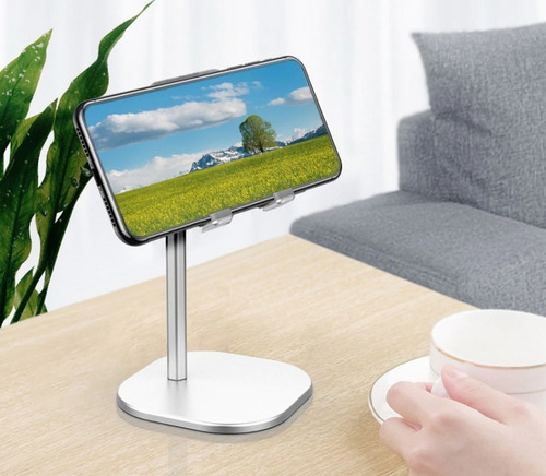 Soporte De Pedestal Escritorio Celular O Tablet Topk