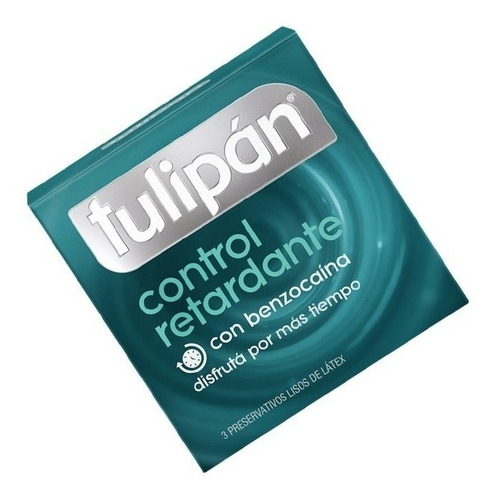 Imagen 5 de 6 de Tulipán Preservativos Látex Control Retardante 6 Cajas X3u