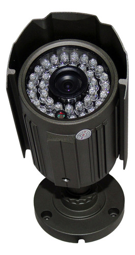 J R Cámara Cctv Diseño Bala Antivandalismo Para Exteriores Color Gris Oscuro