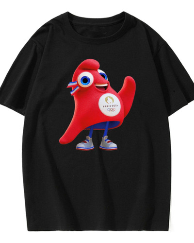 Camiseta Neutral De La Mascota Olímpica De París