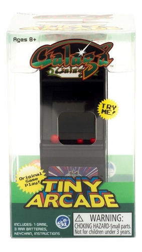 Mini Coleccionable Novelty Tiny Arcade Galaga + 8 Años