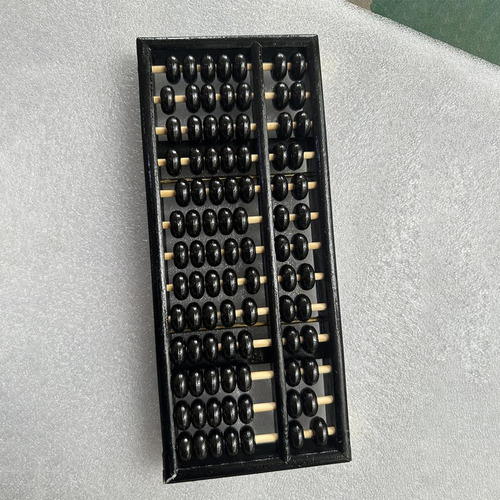 Vintage Style Wooden Abacus, Professional 13 Black Frame