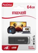 Comprar Pendrive Maxell Usbpd 64gb 2.0 color gris