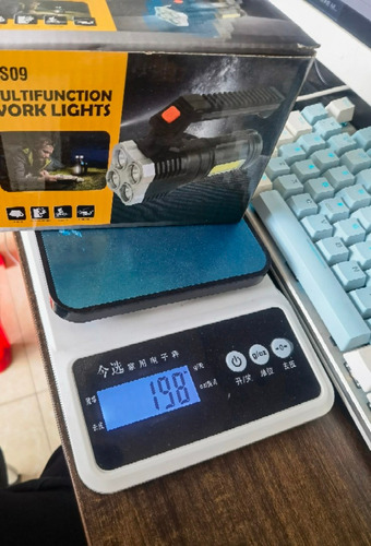 Lanterna, Refletor Led Recarregável, Super Brilhante, Com 4