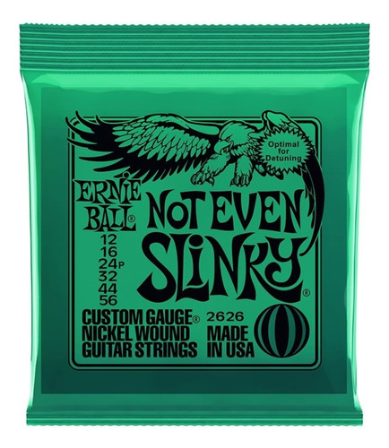 Encordado Ernie Ball Para Guitarra Eléctrica 012 56 Híbrido