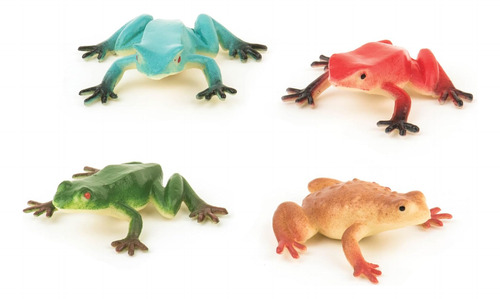 Juego De Animales Reptiles Y Anfibios, 60 Cm, Para Niños De