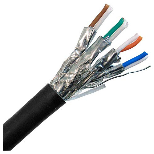 Cat7 Bulk Ethernet Cable 10g Exterior Doble Blindado Ftp