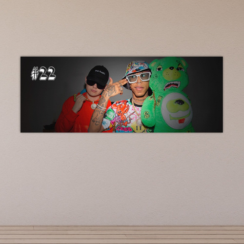 Cuadro Grande 30x80 Cm Musica Bizarrap #22 Lalo Ebratt