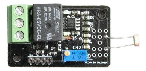 Módulo Sensor Fotorresistencia Ldr 5506 Con Relé De 20a