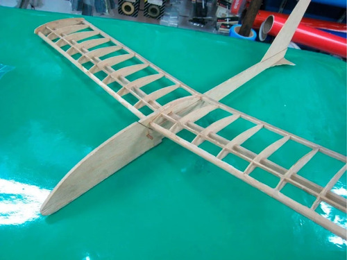 Avion Origone 2 P/ Armar Aeromodelismo Escolar Madera Balsa