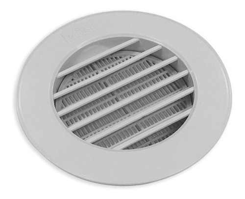 Grelha De Ventilação 100mm Com Tela Redonda Durín