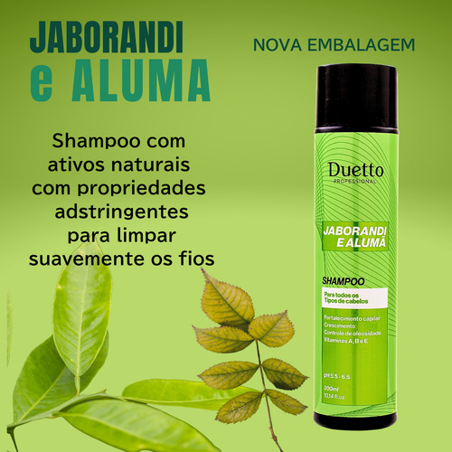 Shampoo Hidratante Jaborandi Alumã Duetto 300ml