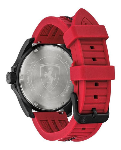Imagen 3 de 4 de Reloj Ferrari Caballero Color Rojo 0830498 - S007