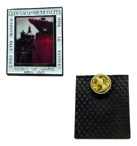 Pin Lady Gaga Mayhem Cdmx Edición Especial Negro Mayhem Cdmx