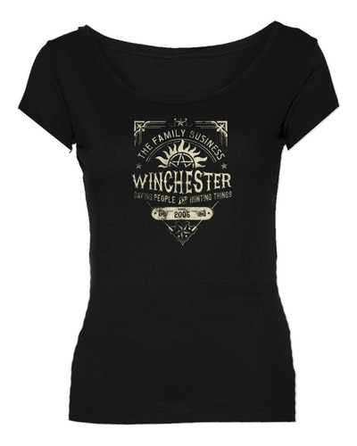 Remeras Supernatural Winchester Logo *mr Korneforos*