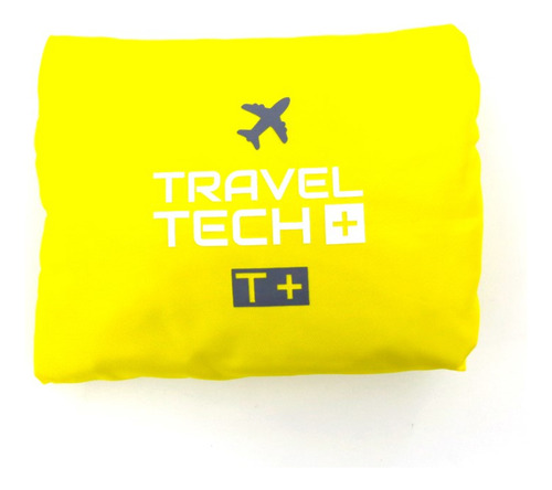 Bolso De Viaje Plegable Carry On Económico Y Resistente Color Amarillo Lisa