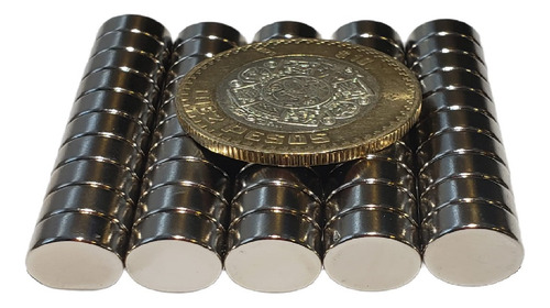 20 Imanes Neodimio 10mm X 5mm Potente Biomagnetismo Xto