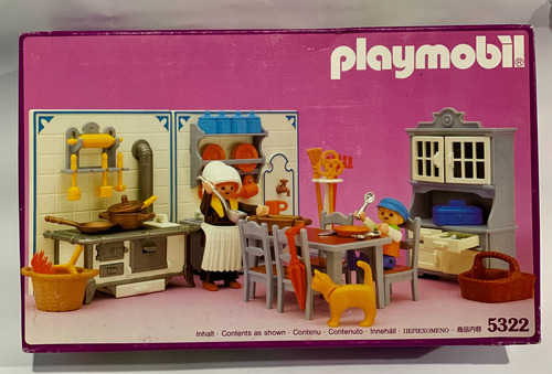 Playmobil 5322 Cocina Victoriana De 1989 Para Casa Rosa (Usado)