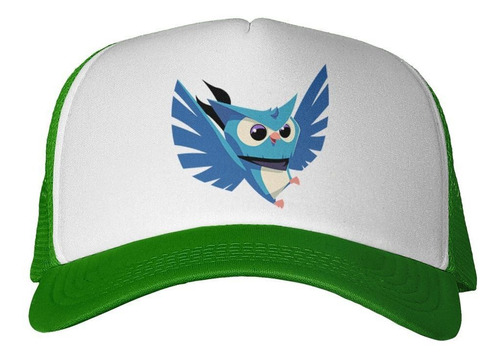 Gorra Owl Buho Lechuza Azul Blue Dibujo Art