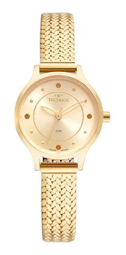 Relógio Technos Dourado Feminino Mini Gl32ae/1x