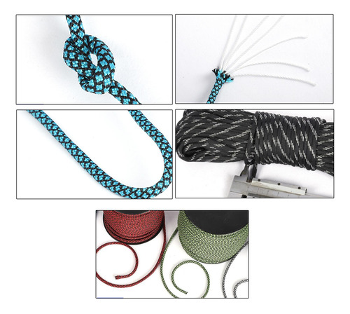 50m Paracord Camping Cuerda Survival Guy Line Cuerda De Azul