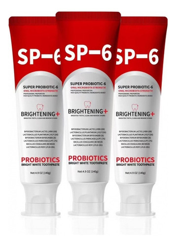 / 3pcs-sp-6 Pasta De Dientes Probiótica Proteger Las Encías