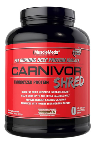 Carnivor Shred Proteina De Carne Beef Quemagrasa 4,5lb Eeuu