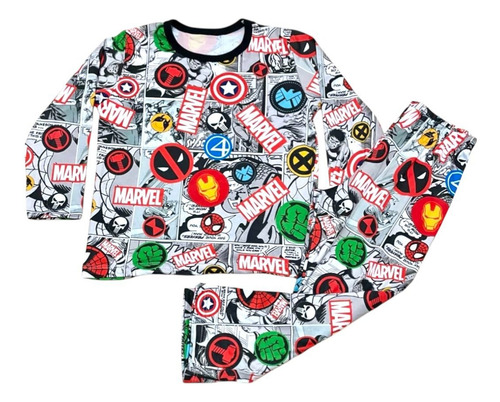 Pijama Animado Invierno Infantil - 2 Piezas Premium