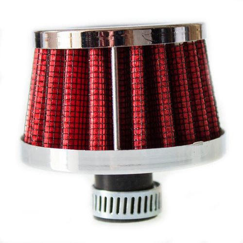 Imagen 1 de 6 de Mini Filtro De Aire Aceite Universal Rojo 4