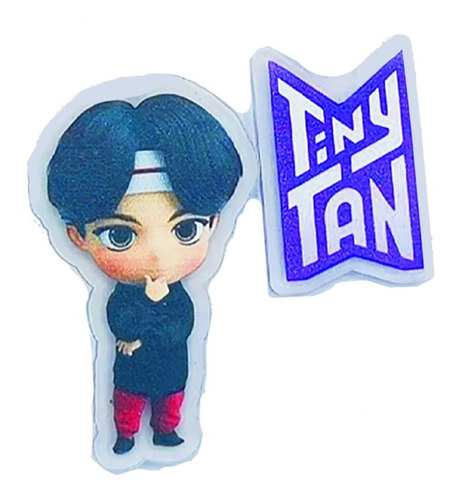 Llavero Coreano De Moda Kpop / Tiny Tan Jin (5 Piezas)