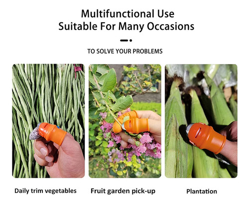 Mz 14ps Cuchillo Pulgar Silicona For Jardinería For
