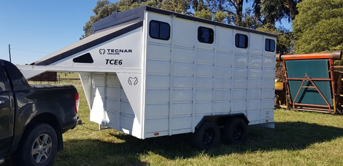 Trailer 6/7 Caballos Cigueña Tecnar Mod Tce6 Chapa Patentabl