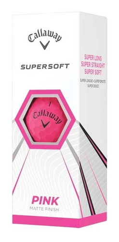 Pelotas Golf Callaway Supersoft - Tubo X 3 | The Golfer Shop