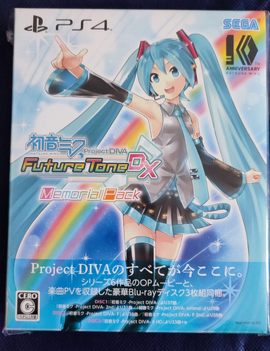 Hatsune Miku Project Diva Future Tone Dx Para Ps4 (Usado)