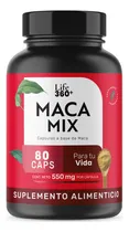 Comprar Maca Mix 80 Cáps A Base De Maca Life 360
