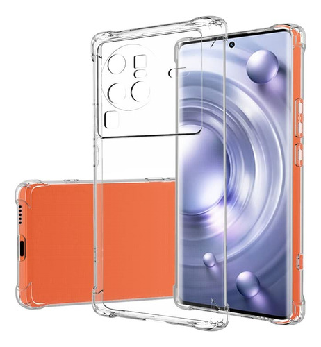 Case Funda Goma Transparente Antishock Vivo X80 Pro 5g