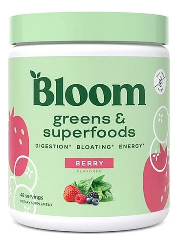 Bloom Espirulina Clorela Probióticos Enzimas Antioxidantes 