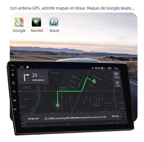 Estéreo Android Para Toyota Yaris 2012-2017 Cámara Gps Fm Bt
