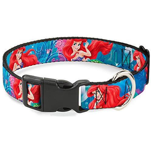 Collar De Perro Con Hebilla Clip De Plástico Ariel Vivid Und