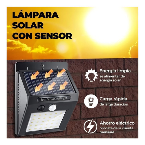 4 Pack Lámpara Led Solar Con Reflector Exterior Para Jardín